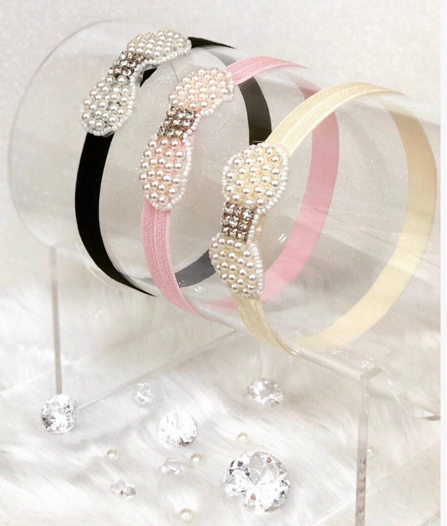 Rumi’s Pearled Rhinestone Headband